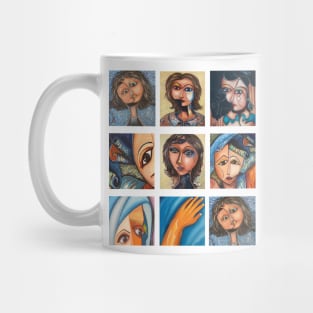 Collage Paintings Ideas Mug